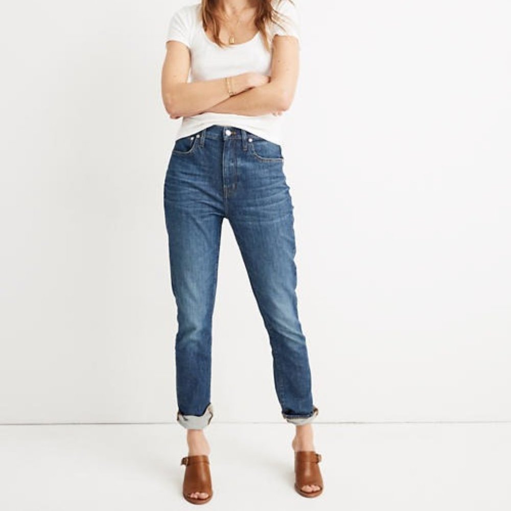 Madewell High-Rise Slim Boyjean